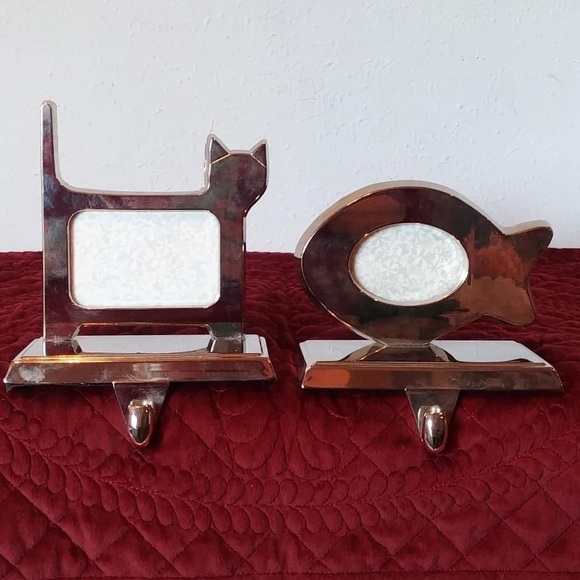 Picture Frame Christmas Stocking Holder Weighted - Picture 5 of 6